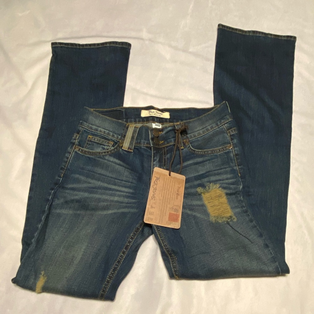 Truck Jeans Women’s juniors size 5 bootcut Made in USA Original American Ride